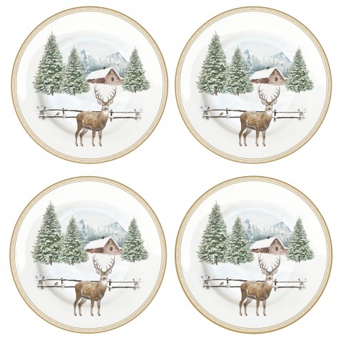 Кт/4 чинии 19см White Forest